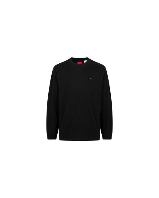 Supreme Black Small Box L/S T-Shirt "Ss22" Su11804"