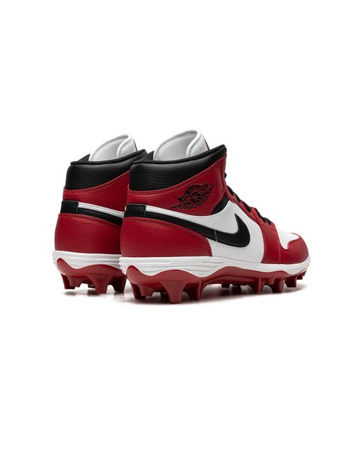 Nike Red Air 1 Mid Td "chicago Football Cleats" Shoes for men