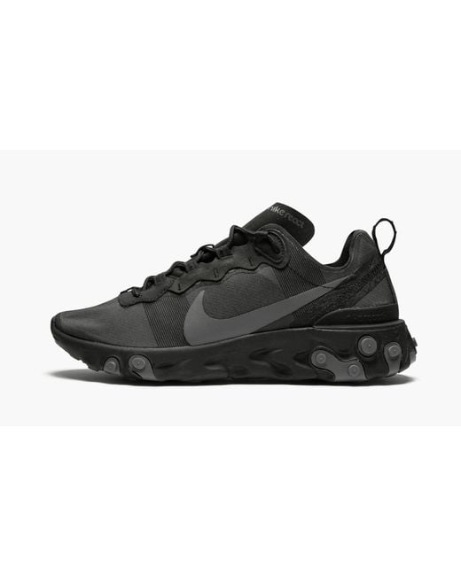 Nike Black React Element 55 Shoes