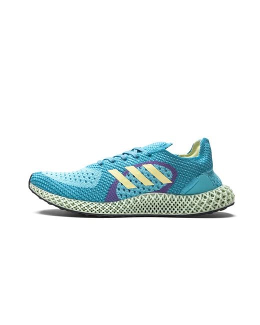 Adidas Blue Zx Runner 4D 'Light Aqua' Fy0152" for men
