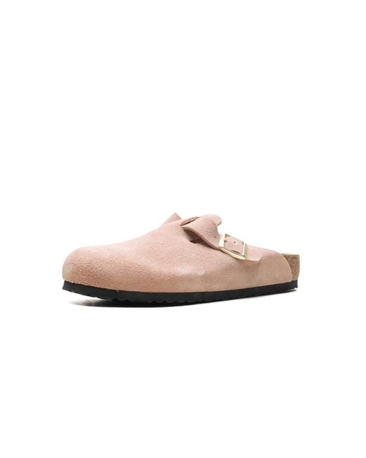 Birkenstock Black Boston Suede Leather Sandals "Light Rose" 1026139" for men