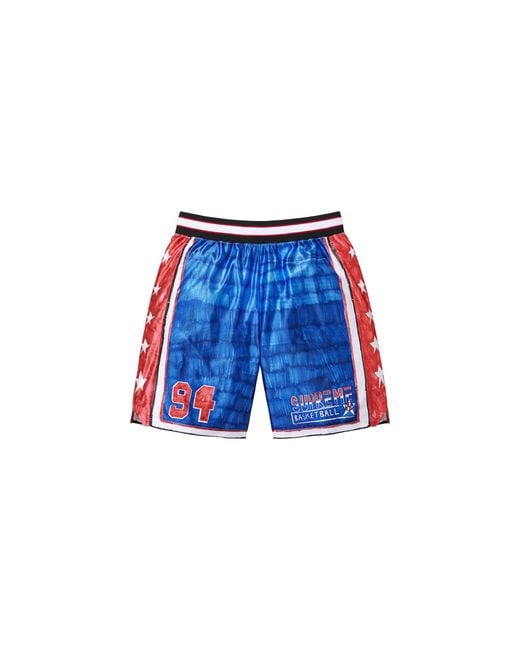 Supreme Blue Marker Basketball Short "Ss25
