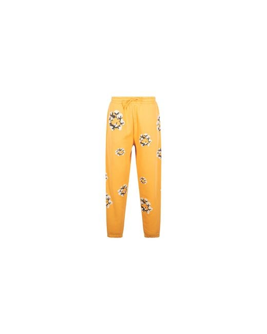 DENIM TEARS Black Cactus Tears Wreath Sweatpants Dt047" for men