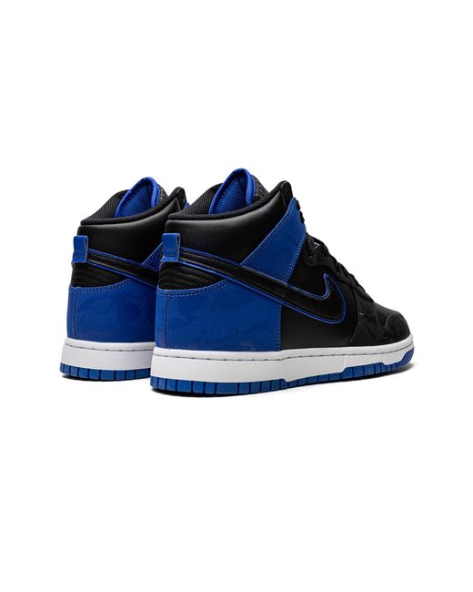 Nike Blue Dunk High Se "Camo Royal" Dd3359 001" for men