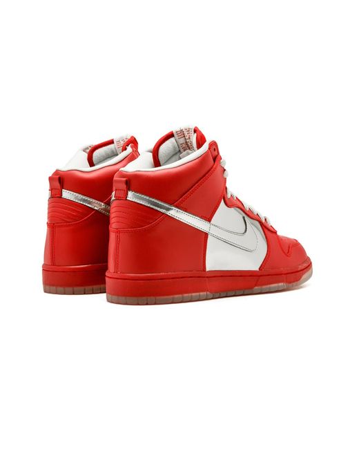 Nike Red Dunk High Premium Sb "Mork And Mindy" 313171 002" for men