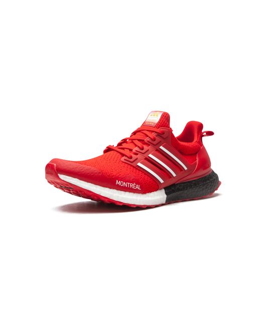 Adidas Mens Ultraboost Running Sneakers Shoes - Red, Red/black/white, 6 Uk for men