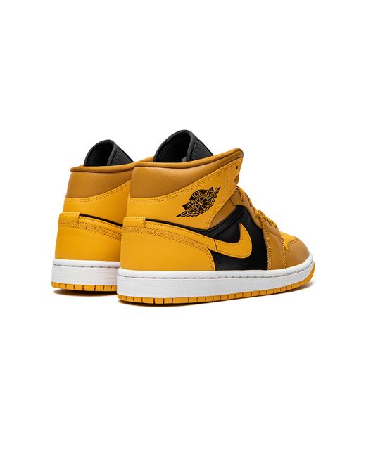 Nike Yellow Air 1 Mid "Chutney" Bq6472 700"