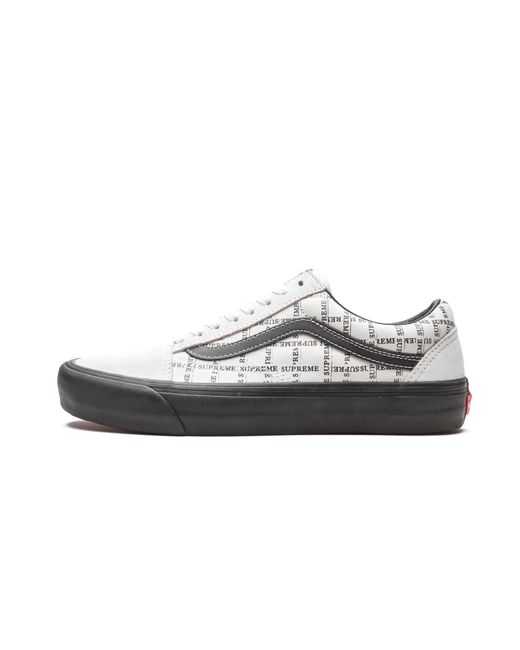 Vans Black Old Skool Pro "Supreme Grid" Vn0A45Jc2Yv" for men