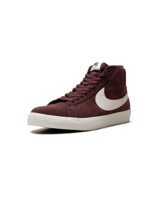 Nike Purple Zoom Blazer Mid Sb "Burgundy" Fd0731 600" for men