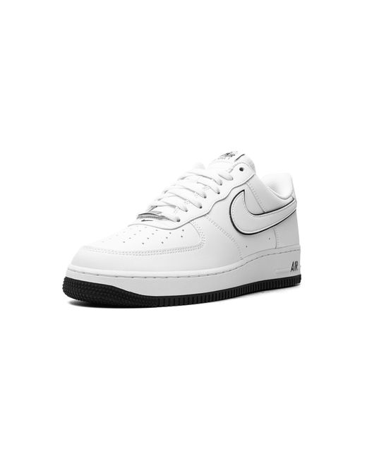 Air force 1 black sales white low