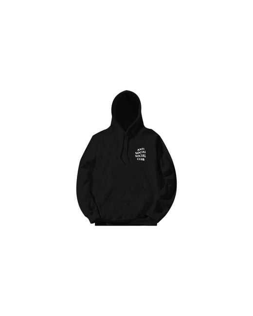 ANTI SOCIAL SOCIAL CLUB Black Kkoch Hoodie Kkch02" for men