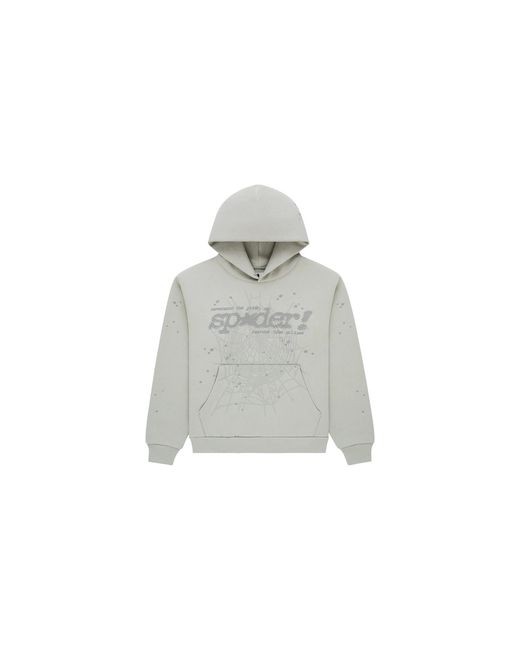 Sp5der Black Tonal Punk V2 Sport Hoodie 306" for men