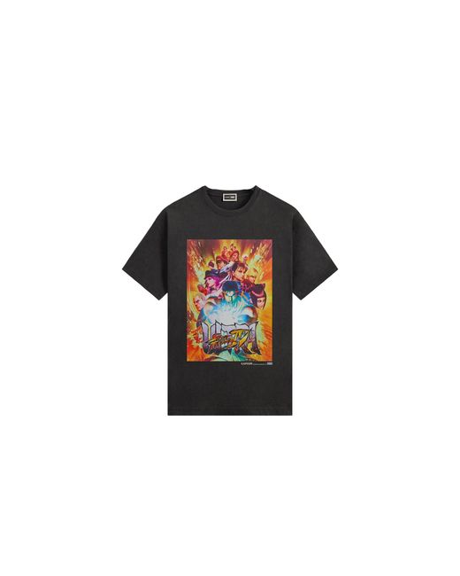 Kith Black Capcom Sf Iv Ultra Vintage T-Shirt Khm034773 001" for men