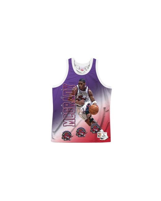 Mitchell & Ness Black Nba Behind The Back Jersey "Toronto Raptors Tracy Mcgrady" Mstkmi19002 Trawhittmc" for men