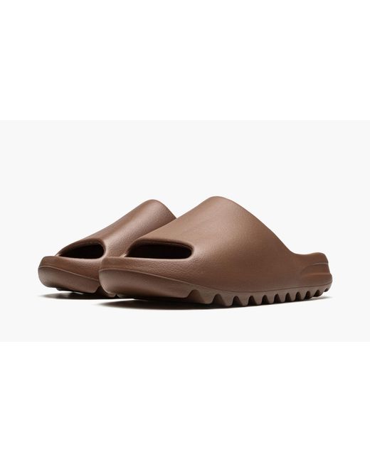adidas Rubber Yeezy Slide "flax" Shoes in Brown for Men Lyst UK