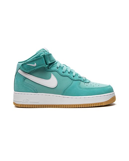 Nike Blue Air Force 1 Mid "Washed" Dv2219 300" for men