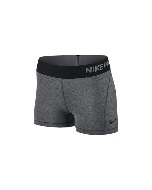 Nike Black Pro 3" Cool Training Shorts "Dark Heather 725443 021"