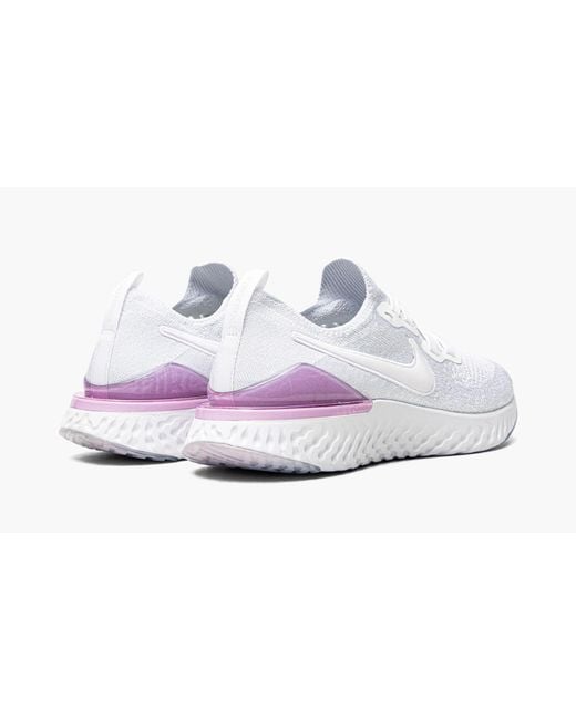 Nike Epic React Flyknit 2 Running Shoe (white) - Clearance Sale
