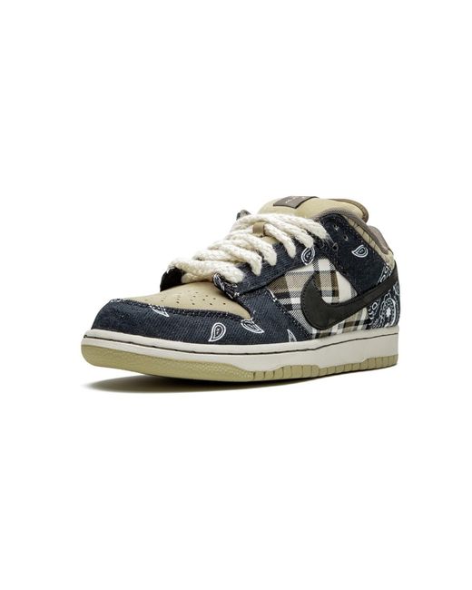 Nike Black Sb Dunk Low Qs Special Box "Travis Scott" Ct5053 001A" for men