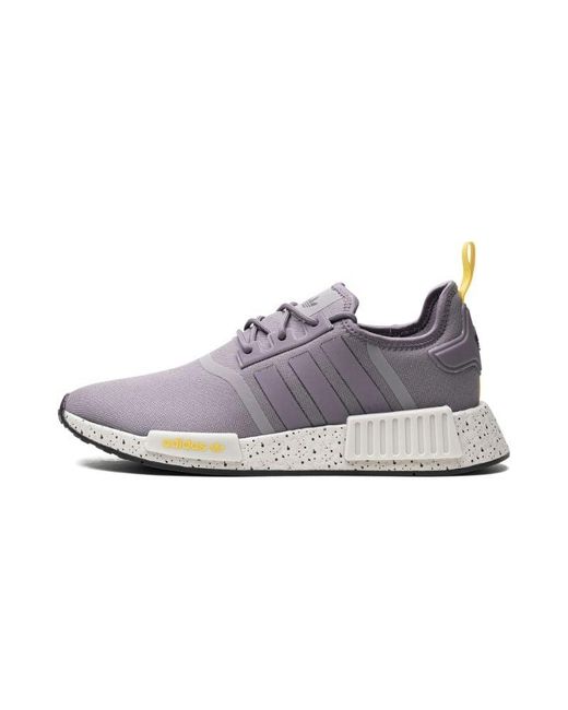 Adidas Black Nmd R1 "trace Grey Yellow" Shoes for men