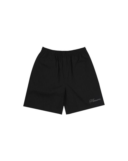 Pleasures Black Fortunate Active Shorts P26Su015 Blk" for men