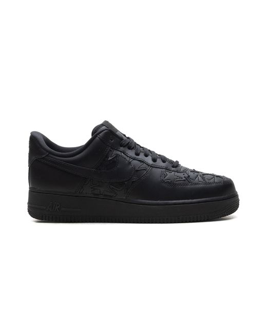 Nike Black Air Force 1 Low Lv8 "Triple Stars" Im5750 001" for men