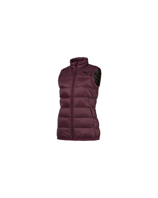 PUMA Red Pwrwarm Packlite 600 Down Vest "Fig" 851677 22"