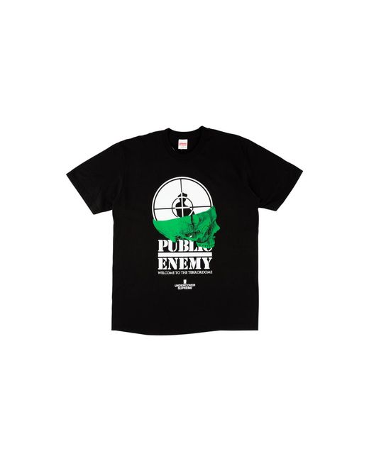 Supreme Black Udc Public Enemy Terrordome T-Shirt "Ss18" Su3996"