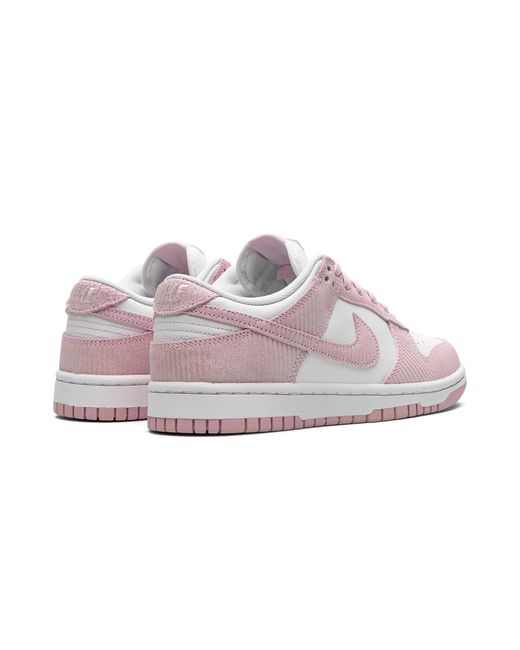 Nike Black Dunk Low "pink Corduroy" Shoes