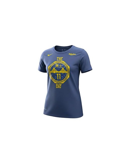 Nike Black Nba Gsw "The Bay" Name & Number Thompson T-Shirt Ah1328 474"