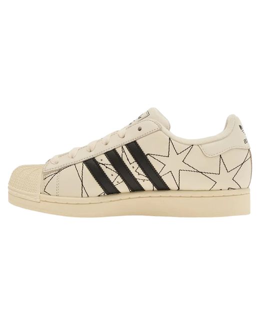 Adidas Black Superstar Ii "Cream Stars" Ih4123"