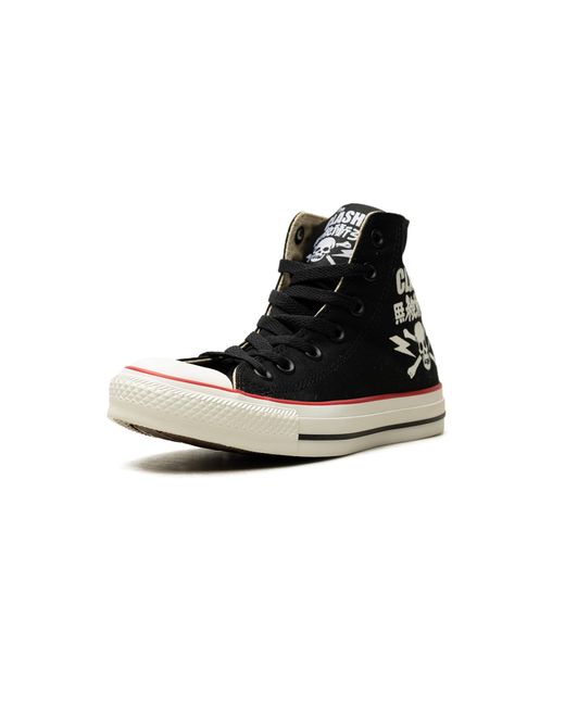 Converse Black All Star The Clash 2 High Sneakers "Chuck Taylor" 114001" for men
