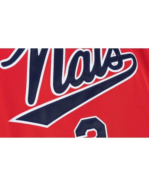 Mitchell & Ness Red Alternate Jersey "Nba Philadelphia 76Ers 2004 Allen Iverson" Ajy44485 P7604Aivltrd" for men