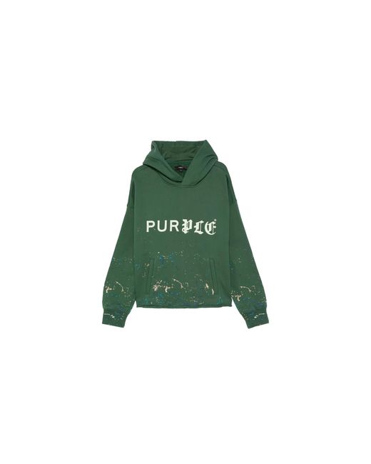 Purple Brand Green Heavyweight Fleece Hoodie M4104 Hfgh425" for men