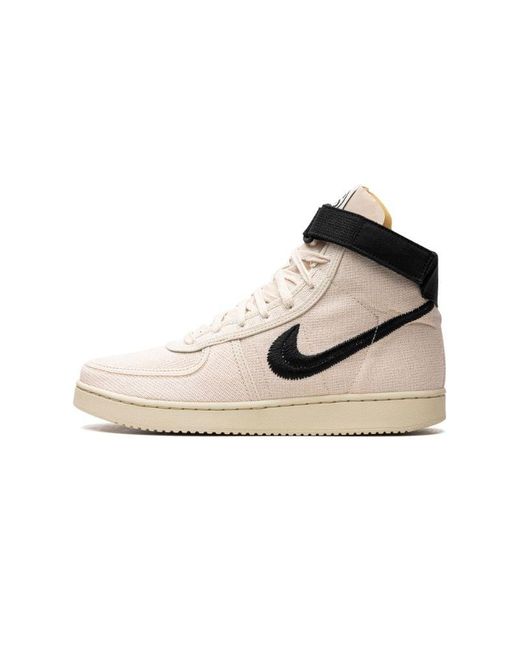 Nike Black Vandal High Sp "Stussy Fossil" Shoes for men