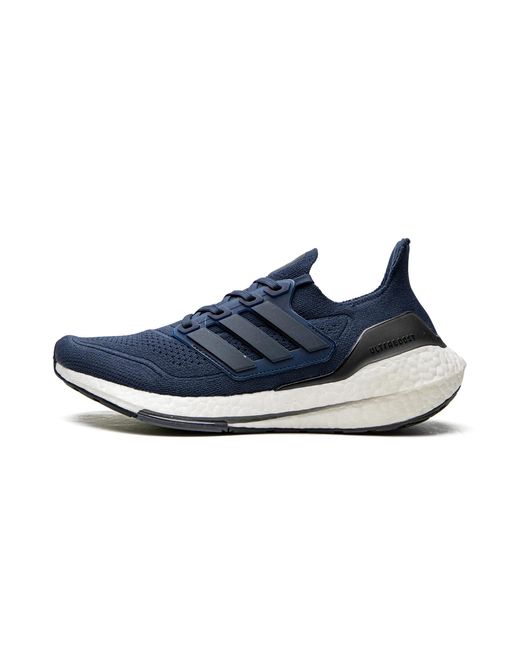 Adidas Blue Ultraboost 21 "Crew" Fy0350" for men