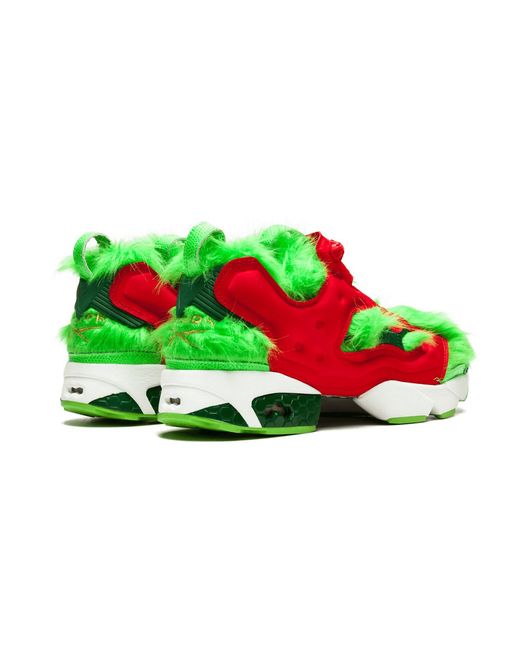 Reebok Green Instapump Fury Cv "Grinch" Bd4758" for men
