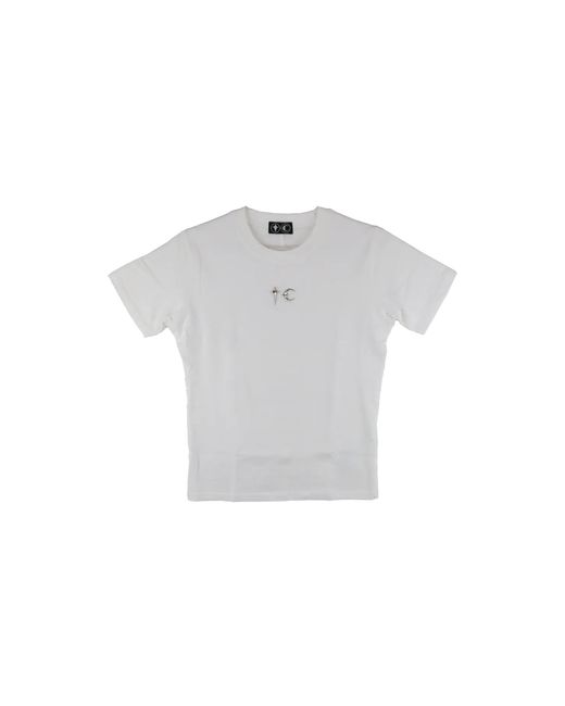 THUG CLUB Black Tc Slim T-Shirt Tc24Ts0101" for men