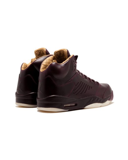 Nike Black Air 5 Retro Prem "Bordeaux" 881432 612" for men