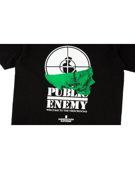 Supreme Black Udc Public Enemy Terrordome T-Shirt "Ss18" Su3996"