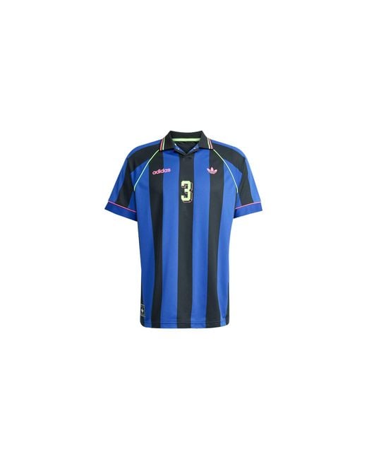 Adidas Blue Originals Jacquard Stripe Jersey "Semi Lucid Kd2307" for men