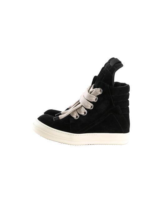Rick Owens Black Jumbolace Geobasket High Milk" Ru02F4898 Lvsw2 991" for men