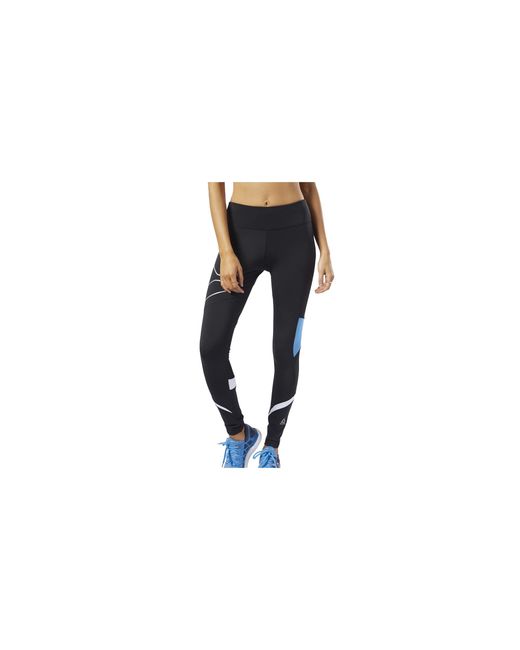 Reebok Black One Series Running Delta Tights Ec2990"