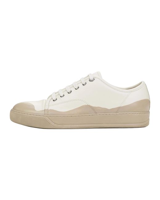Lanvin Black Dbb1 Low Top Sneakers "Ecru/Blanc" Fm Skdbb1 Pdna E22 0200" for men
