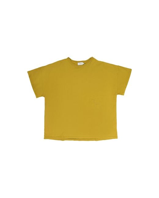 Rhude Black Reverse T-Shirt "Mustard" Rhdmtps0138 Mstd" for men