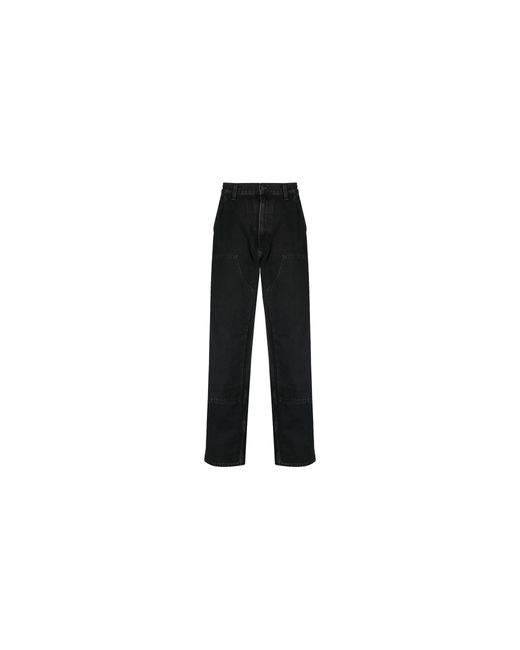 Carhartt Black Denim Double Knee Pants Stone Washed" I032699 8906" for men