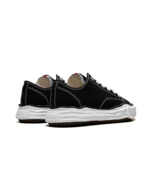 Maison Mihara Yasuhiro Black Peterson Og Sole Canvas Low A01Fw702 Blk" for men