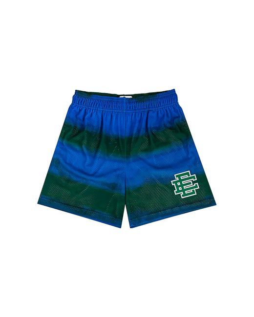 Eric Emanuel Blue Ee Horizontal Stripe Shorts Ss24 Ee351" for men