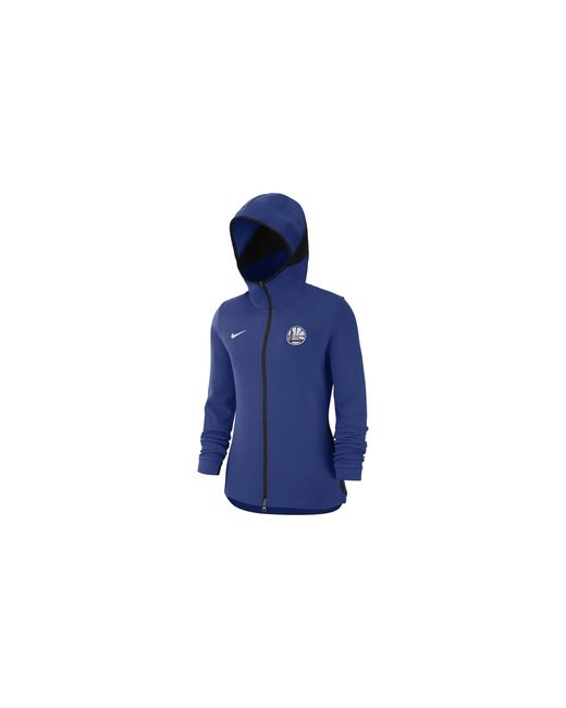 Nike Blue Nba Golden State Warriors Showtime Hoodie "Rush" Ao2044 495"