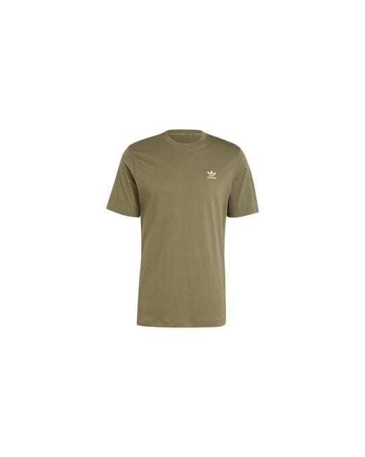 Adidas Green Originals Trefoil Essentials T-Shirt Strata" Iz2105" for men